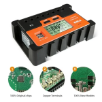 30A PWM Dual Panel Solar Charge Controller (Auto Display + Smart Load & Panel Monitor) - Image 2