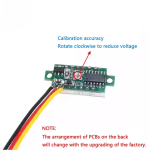 Mini Digital Voltmeter 0–100V DC | 0.28" LED Display | 2/3 Wire Voltage Tester Module - Image 2