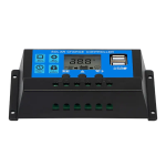 20A Solar Charge Controller 12V/24V Auto with Dual USB LCD Display - Image 5