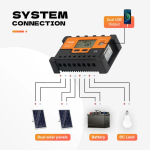 30A PWM Dual Panel Solar Charge Controller (Auto Display + Smart Load & Panel Monitor) - Image 4