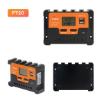 20A Dual Panel Solar Charge Controller | HD LCD, Multi Battery Support, USB 5V/2A ×2 - Image 2